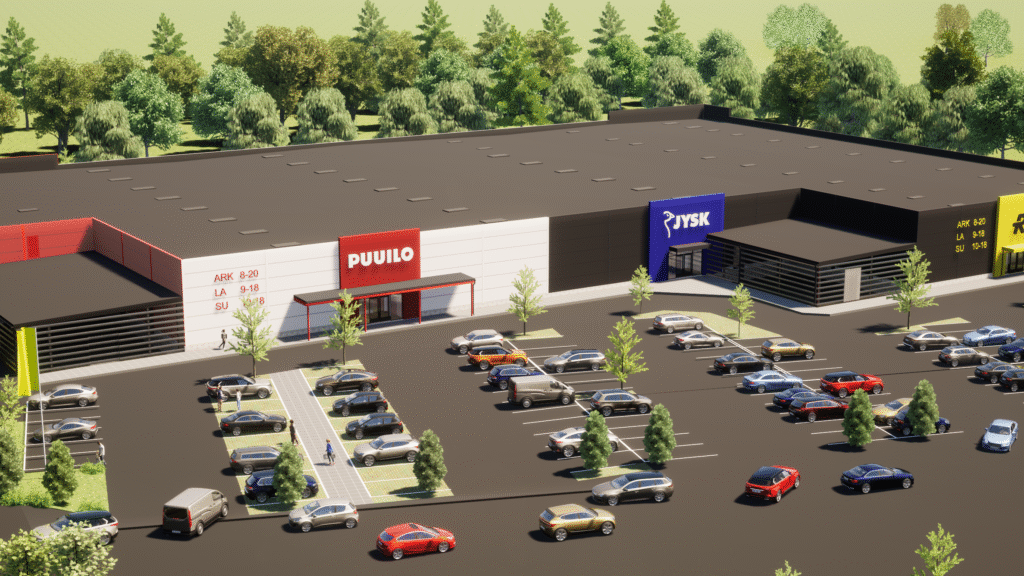 Lahti-Kiitokatu-ilmakuva